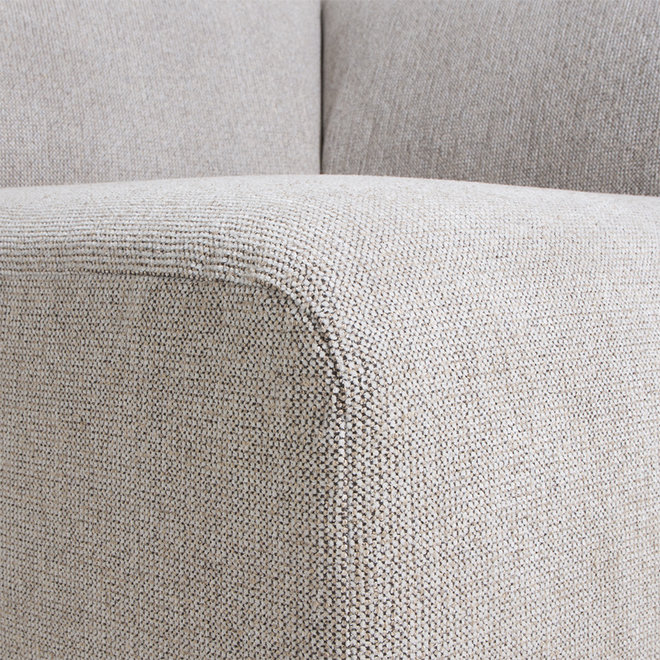 Jax Couch: Element Right End, Sneak, Light Gray