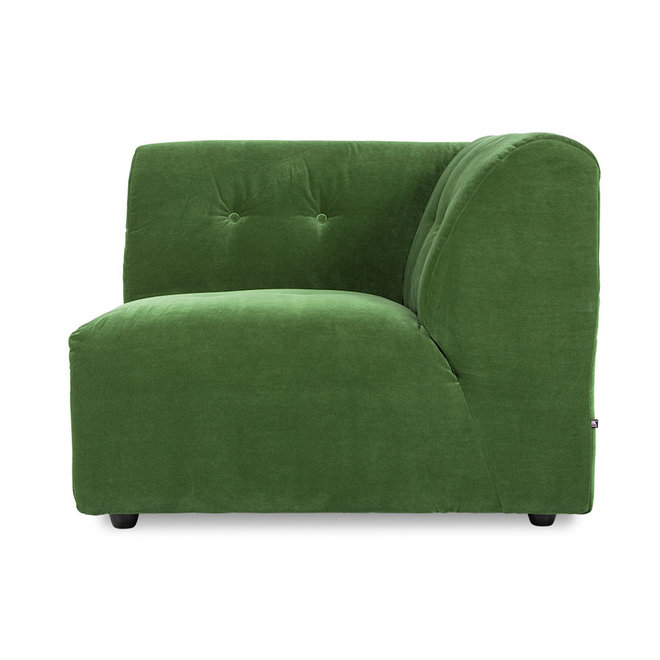 Vint Couch: Element Right, Royal Velvet, Green