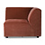 Jax Couch: Element Right Corner, Royal Velvet, Magnolia