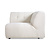 Vint Couch: Element Right, Boucle, Cream