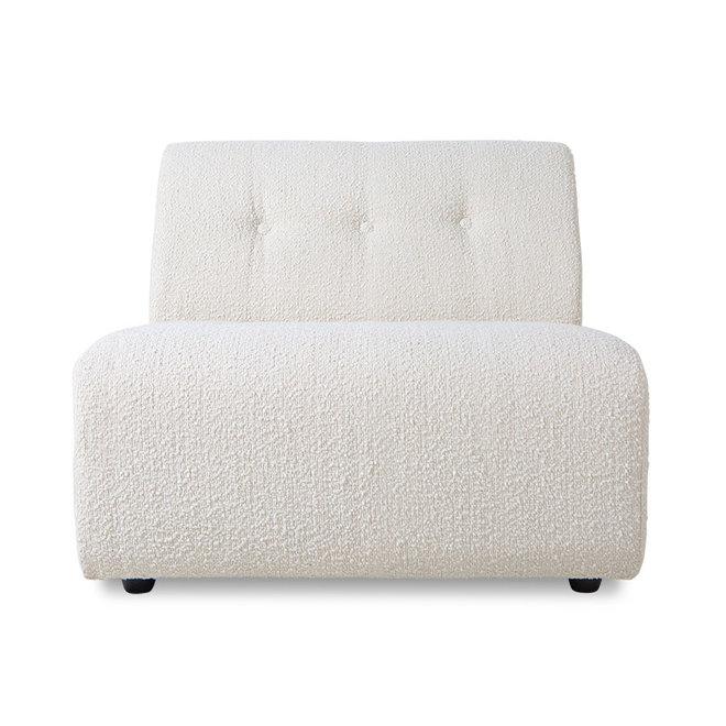 Vint Couch: Element Middle, Boucle, Cream
