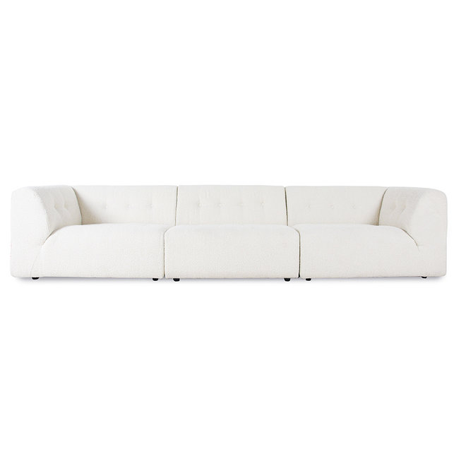 VINT-bank: Element Midden 1,5-Seat, Boucle, Crème