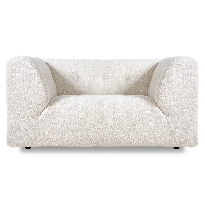 Vint Couch: Element Loveseat, Boucle, Cream