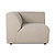 Jax Couch: Element Left End, Boucle, Taupe