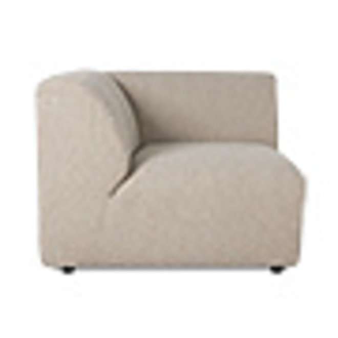 Jax Couch: Element Left End, Boucle, Taupe