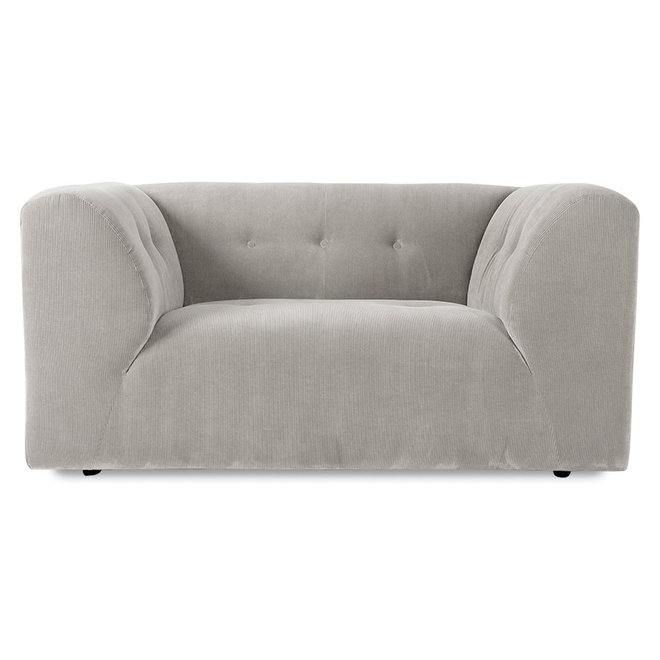 Vint Couch: Element Loveseat, Corduroy Rib, Crème