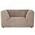 Vint Couch: Element Loveseat, linnenmix, taupe