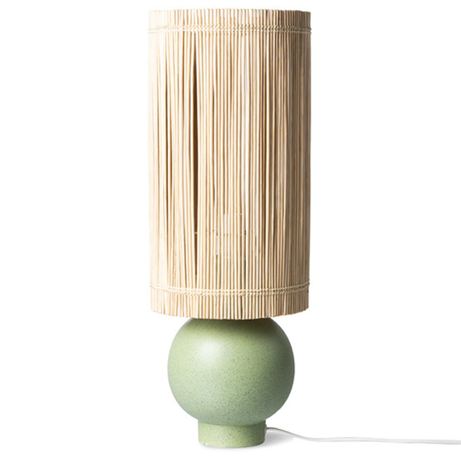 keramische lamp base pistachio groen