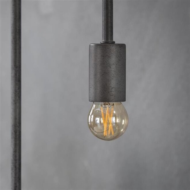 Lichtbron LED filament bol Ø4 5 - E27 4W 2100K 280lm dimbaar / Amberkleurig glas