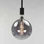 Lichtbron LED filament bol Ø20 0 - E27 8W / Smoke grey glas