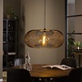 Hanglamp Ø70 copper twist / Zwart nikkel