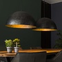 Hanglamp 2x Ø60 Dome / Charcoal