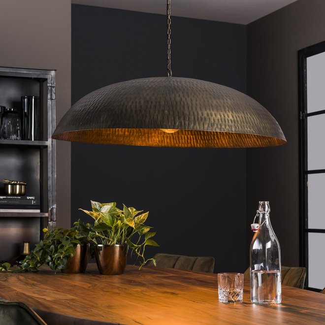 Hanglamp Ø90 / Brons antiek - 2e kansje, kleine beschadiging