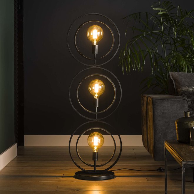 Vloerlamp 3L Turn around / Charcoal