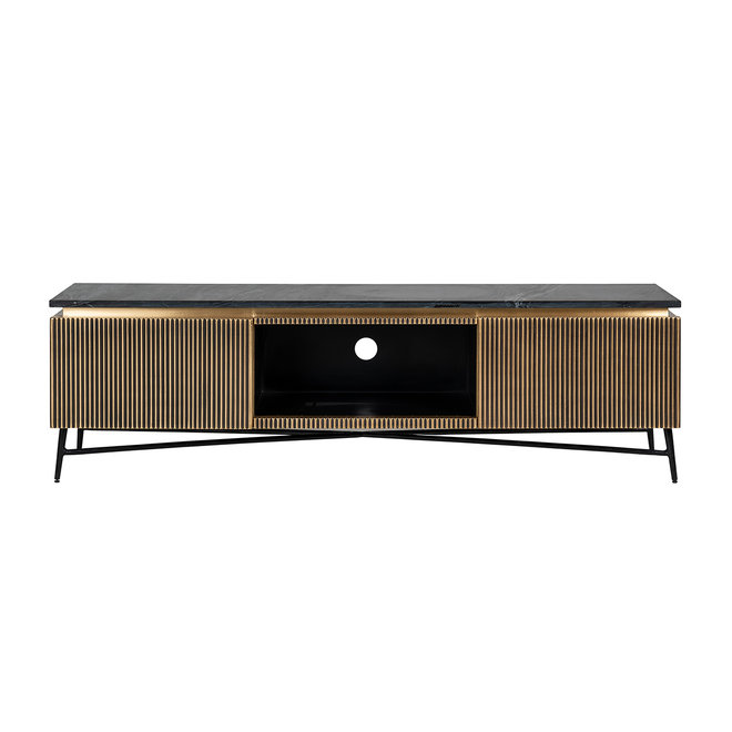 TV-Dressoir Ironville 2-deuren (Gold)