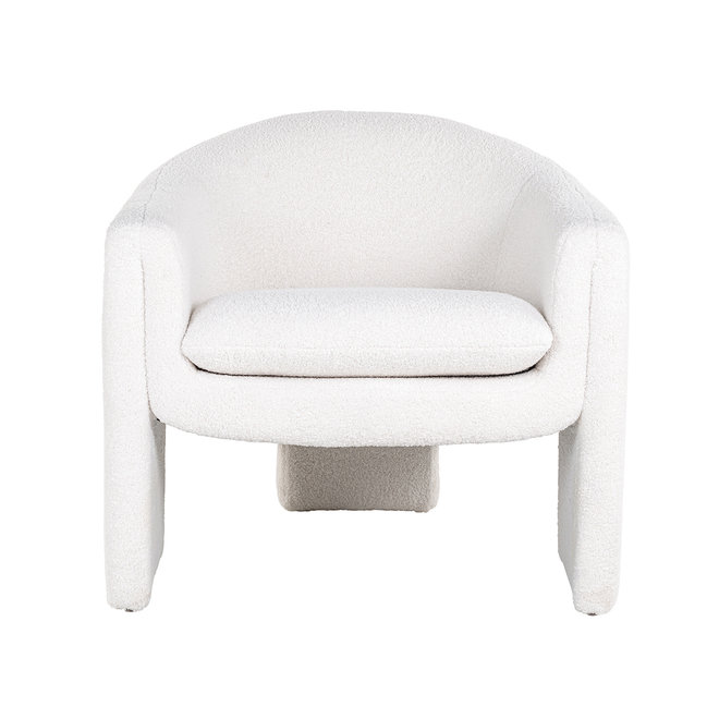 Fauteuil Charmaine white furry (Himalaya 900 white furry)