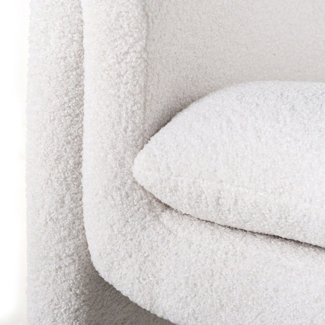 Fauteuil Charmaine white furry (Himalaya 900 white furry)