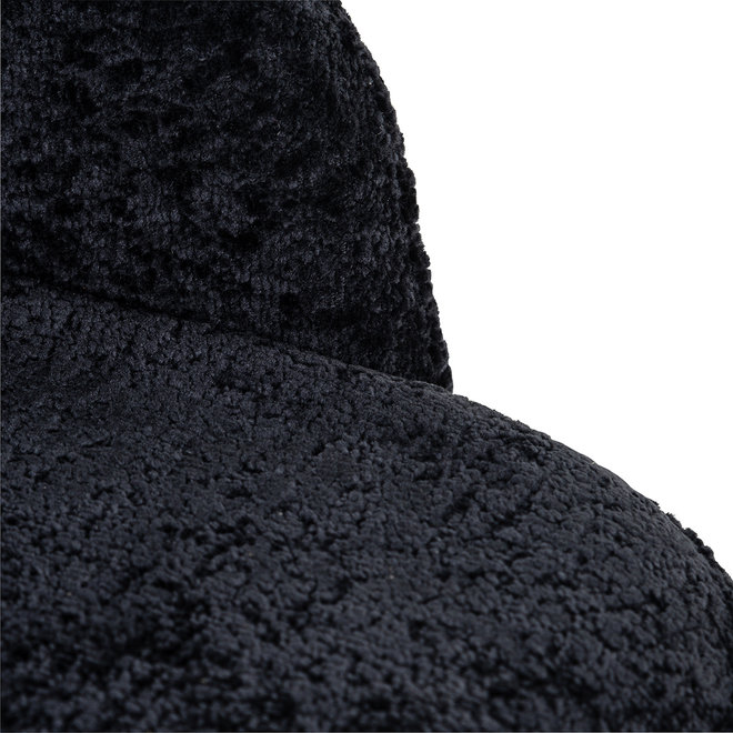 Stoel Twiggy black chenille (Bergen 809 black chenille)