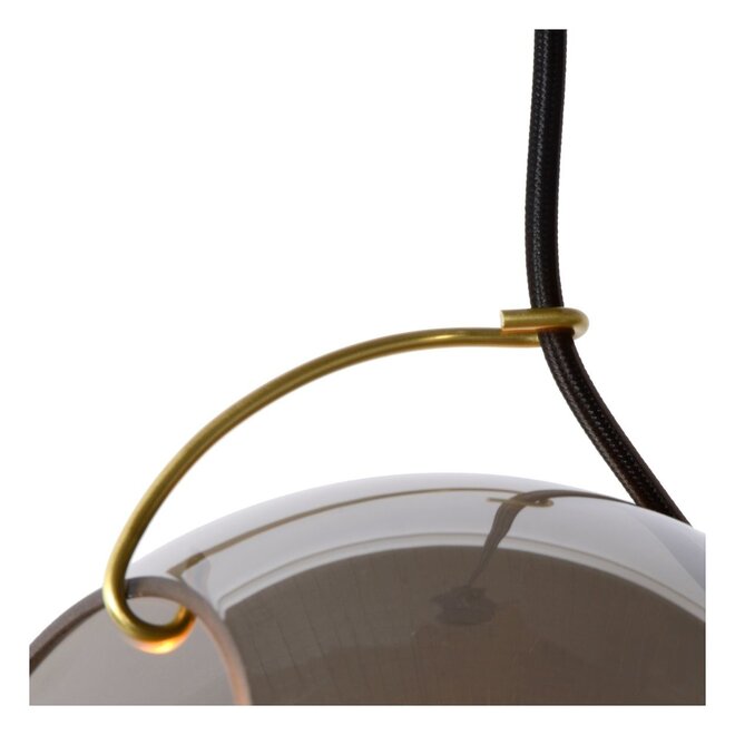 Lucide JAZZLYNN - glas - ø20 cm - fumé -