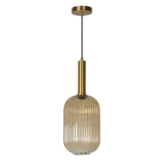 Lucide MALOTO - hanglamp - ø20 cm - 1xE27 - amber  - 2e kansje