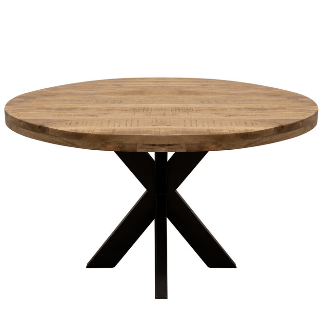 Kick eettafel Dax rond - 120cm - Mango