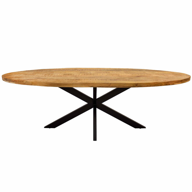 Kick eettafel Dax ovaal - 240cm - Mango