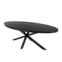 Kick eettafel Dax ovaal - 240cm - Zwart