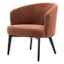 Albi fauteuil - fabric Nature color 500 Pearl copper<br />
Frame: black powder coated