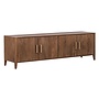 Belvedere TV-Meubel 4 drs. - 180x45x55<br />
Mango dark brown - paint brass finish