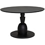 Brunello Eetkamertafel mango - dia 130 x 75<br />
Wired black