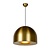 Lucide AKRON - Hanglamp - Ø 50 cm - 1xE27 - Mat Goud / Messing