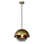 Lucide COOPER - Hanglamp - Ø 30 cm - 1xE27 - Mat Goud / Messing