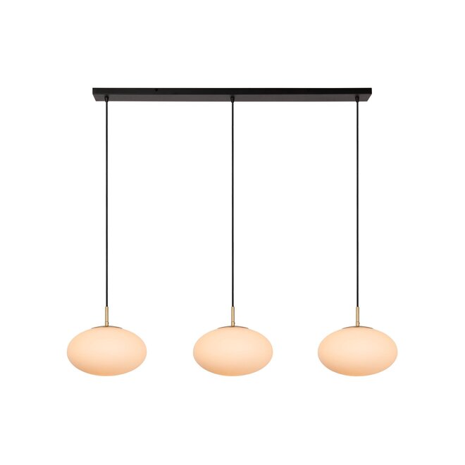 Lucide ELYSEE - Hanglamp - 3xE27 - Opaal