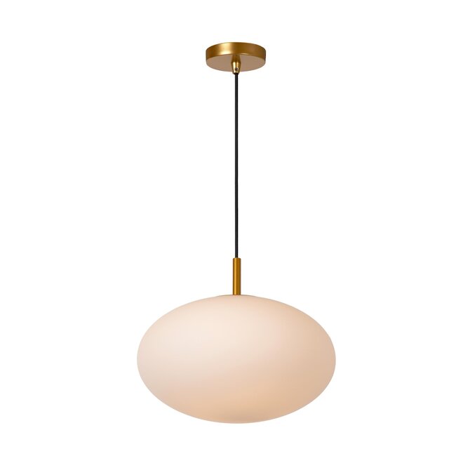 Lucide ELYSEE - Hanglamp - Ø 30 cm - 1xE27 - Opaal