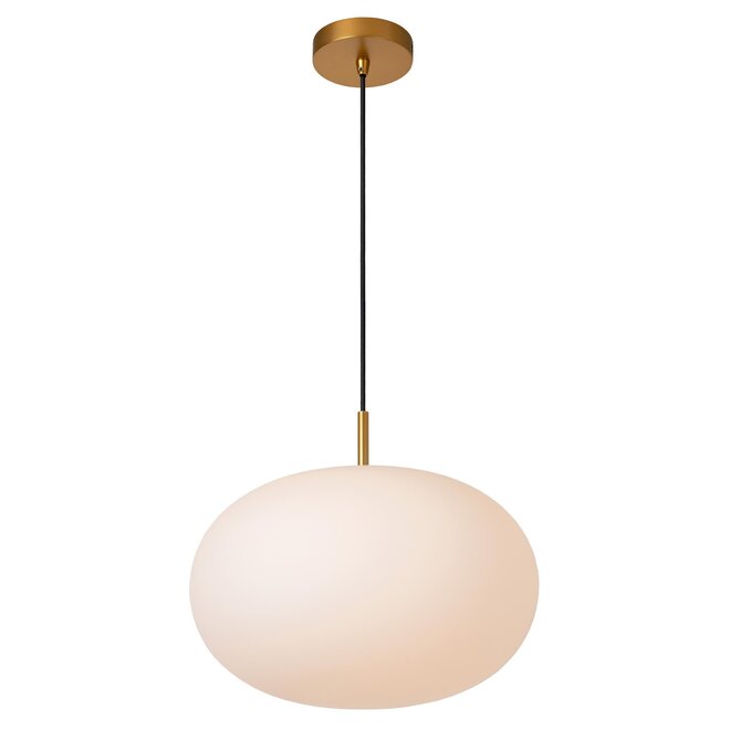 Lucide ELYSEE - Hanglamp - Ø 38 cm - 1xE27 - Opaal