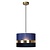 Lucide EXTRAVAGANZA TUSSE - Hanglamp - 1xE27 - Blauw