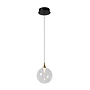 Lucide GISELA - Hanglamp - Ø 16 cm - LED - 1x3,6W 2700K - Transparant