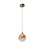 Lucide GISELA - Hanglamp - Ø 16 cm - LED - 1x3,6W 2700K - Amber