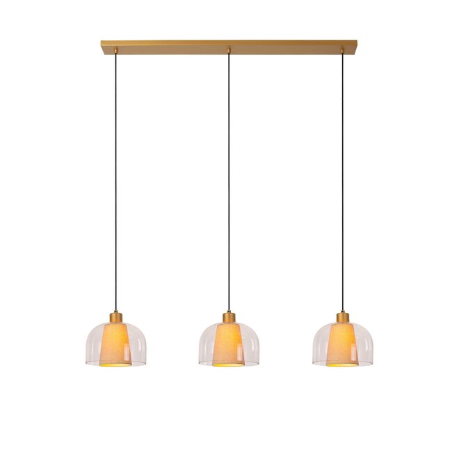 Lucide GUNHILD - Hanglamp - 3xE27 - Transparant