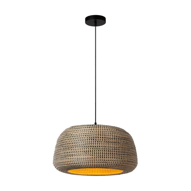 Lucide MADUKA - Hanglamp - 1xE27 - Bruin
