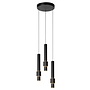 Lucide MARGARY - Hanglamp - Ø 28 cm - LED Dimb. - 3x4W 2700K - Zwart