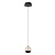 Lucide SENTUBAL - Hanglamp - Ø 14 cm - LED - 1x6,3W 2700K - Zwart