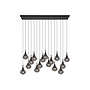 Lucide TEARS - Hanglamp - LED Dimb. - G4 - 16x1,5W 3000K - Zwart