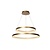 Lucide VIDAL - Hanglamp - Ø 78 cm - LED Dimb. - 1x92W 2700K - Mat Goud / Messing