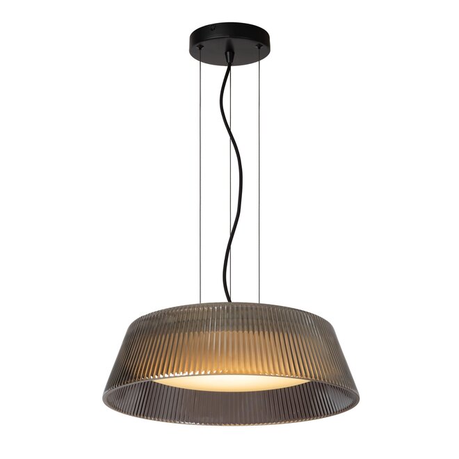 Lucide VIXI - Hanglamp - Ø 45 cm - LED Dimb. - 1x22,6W 2900K - Fumé