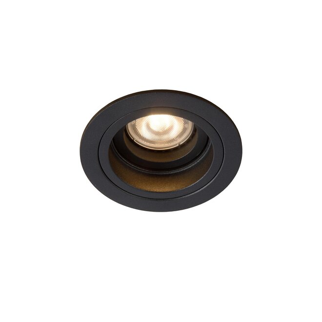 Lucide EMBED - Inbouwspot - Ø 9,1 cm - 1xGU10 - Zwart
