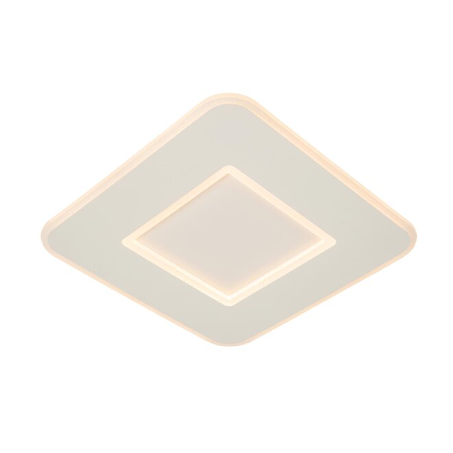 Lucide AXELLE - Plafonnière - LED Dimb. - 1x24W 2700K - 3 StepDim - Wit