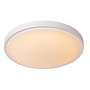 Lucide DASHER - Plafonnière Badkamer - Ø 41 cm - LED - 1x24W 2700K - IP44 - Bewegingssensor - Wit
