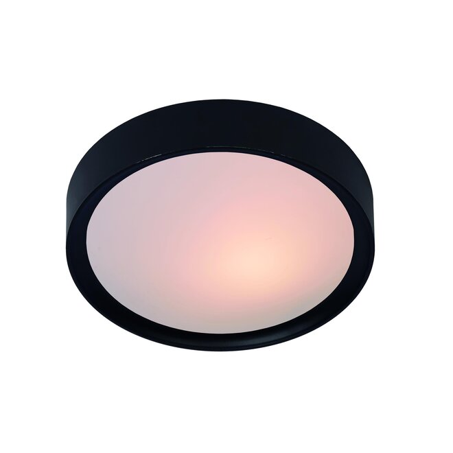 Lucide LEX - Plafonnière - Ø 33 cm - 2xE27 - Zwart