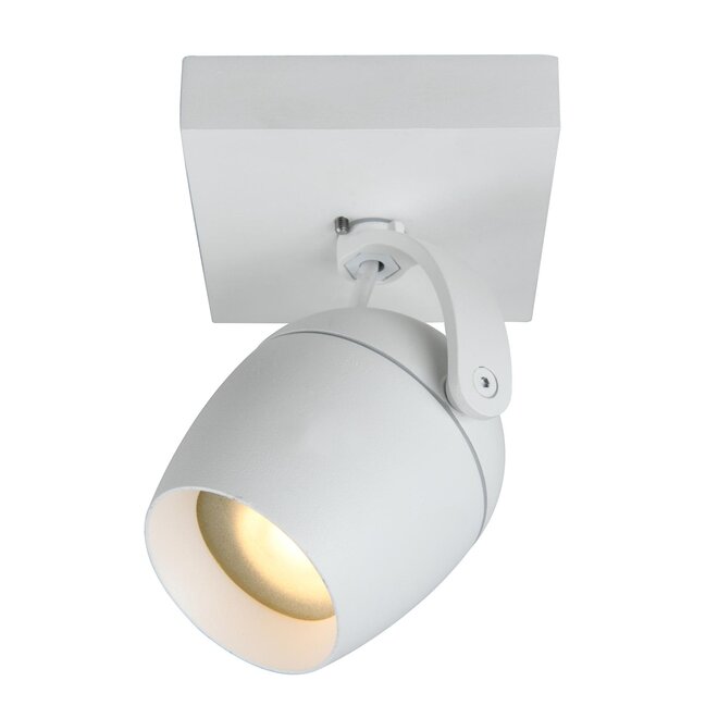 Lucide PRESTON - Plafondspot Badkamer - 1xGU10 - IP44 - Wit